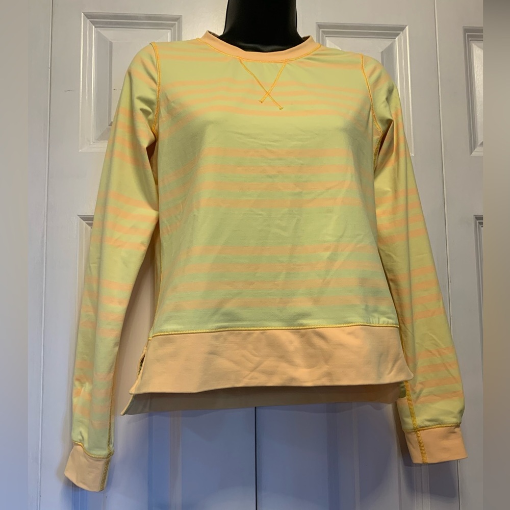 Lululemon Splash Guard Yellow Striped ( Size 4)